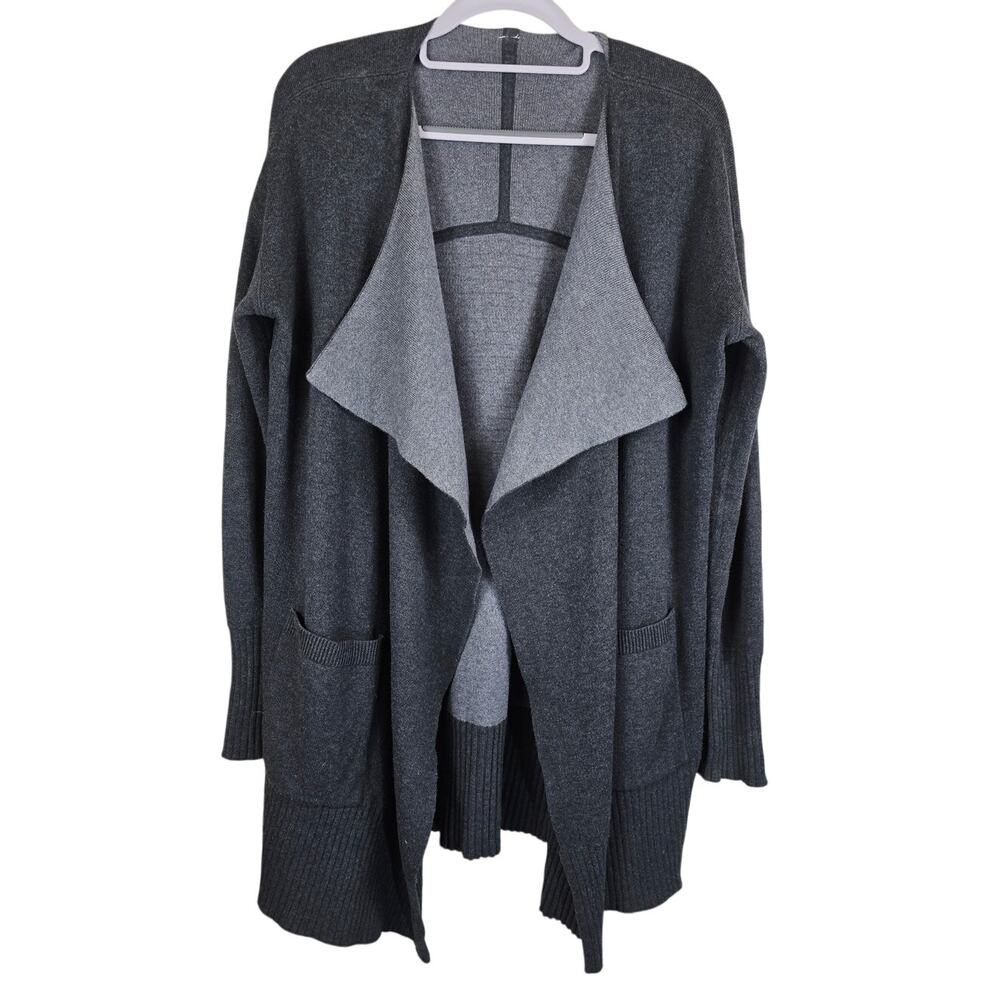 Lululemon Still Lotus Wrap Reversible Long Sleeve Cardigan Sweater 8